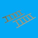 Playmobil - Ladder Construction Ladder - Flat - Light Grey - Approx 10.6cm Long