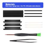 3Sets Light Seal Trap Kit Foam Sponge Replacement Kit for  Hasselblad A12 A16