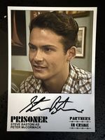 Prisoner Cell Block H Signed Steve Bastoni Fan Card