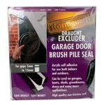 Garage Door Draught Excluder Brush Pile Weather Seal Self Adhesive 7m Stormguard