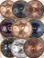 Tetra Handpan| NEW 10/12/14 notes| Tuned Quality Steel Drum Gift| 440 or 432|