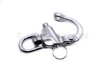 Stainless Steel Spinnaker Swivel Snap Shackle 70mm 87mm Hook Quick Release Boat 