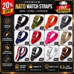 Nato Watch Strap Nylon Band Military Army Diver G10 MOD | 18mm 20mm 22 mm UK