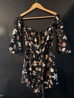 Cold shoulder Floral playsuit size 6