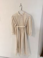 VTG 70's Nancy Greer Cotton Blend Cream Dress
