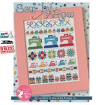 Sew by Row Cross Stitch Pattern by Lori Holt Co Ordinate with Sew by Row Quilt