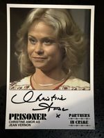 Prisoner Cell Block H Signed Christine Amor Fan Card