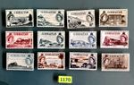 GIBRALTAR 1953 QEII Set of 12 Unmounted Mint Beautiful Quality HARIASTAMP 