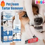 Pet Tartar Remover for Yellow Teeth Bad Breath Cleaning Foam Oral Care Cleaner