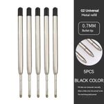 10 x Ballpoint Pen Refills Parker Cross Compatible Ink Refills BLACK/BLUE/RED