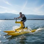 Inflatable Water Pedal Craft Frame Quick Inflation Pedal Water Bike Easy