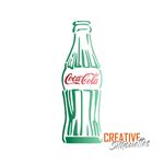 Retro Coca Cola Bottle Stencil--- Vintage Design -- Premium Mylar
