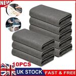 10PCS Thicken Magic Glass Cleaning Cloth Dishcloth Lint Free Rag Polish Cloth UK