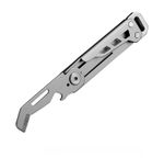 Titanium Steel EDC Multi Tool Hook Pry Bar Compact Durable
