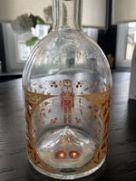 M&S Light Up Gin Bottle Empty Nutcracker gold clementineBottle 70cl