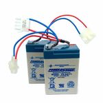 2 X 6 VOLT 4.5 AH LAKE REAPER BAIT BOAT BATTERIES 6 V HIGHEST QULAITY