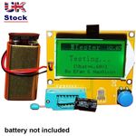 LCD Screen MOS/PNP/NPN Diode Triode Capacitance Transistor Tester ESR Meter