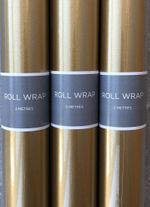 Hallmark Gold Wrapping Paper Rolls 2 Mts - 96 Mts -70cm Wide-Royal Mail Tracked 