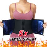 Sauna Sweat Belt Women Waist Trainer Trimmer Belly Band Workout Belt Body Shaper