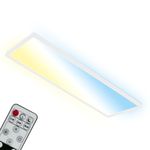 LED Panel Ceiling Light Flat Slim Remote Control Dimmable CCT Backlight