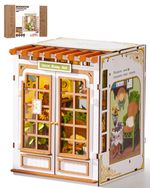 Rolife Secret Bloomy Nook DIY Miniature Wooden Book Nook Kit for Adults Gifts