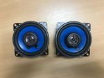 RadioMobile RMS210 - 140 Watts 10cm 4" 2 Way Door Dash Shelf Car Speakers Pair