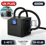 600W Ice Bath Chiller UK Plug Cold Plunge Chiller PP Filter