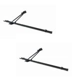 Peruzzo Lucky Two Single Bike Car Roof Mount Carriers Black Pair