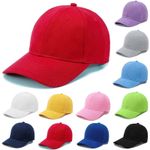 Summer Children Caps Students Kids Baseball Cap Boy Girl Solid Color Cotton Hat