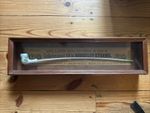 Framed Display Smoking Pipe Southorn & Co Celebrated 12 in Broseley Straw 