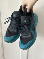 Salomon Ultra Flow trail blue and navy running shoes Size 11