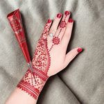 RED MAROON HERBAL HENNA CONE NATURAL RED MEHENDI CONE