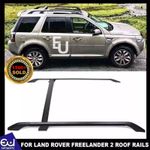 ROOF RAILS CROSS BAR RACK BLACK OEM STYLE FOR LAND ROVER FREELANDER 2 L359 06-14