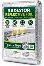 60cm x 5m Radiator Heat Reflective Insulating Foil Energy Saving Radiator Pad UK