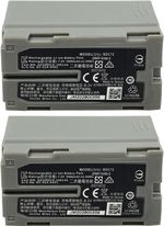 2 Pack 7.2V 5986mAh BDC72 Replacement Battery For GM-52 FX101 IM52 Total Station