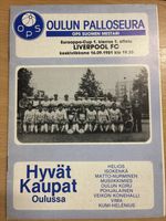 Oulun Palloseura Vs Liverpool 1981/82 Season 16/09/1981 European Cup 1st Round