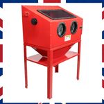 Sand Blasting Cabinet Shot Portable Heavy Duty LED Industrial Home DIY Projects