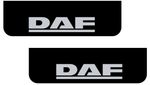 DAF Lorry HGV Truck Mudflaps 200x650 Pair Rubber Mud Flaps Embossed Logo