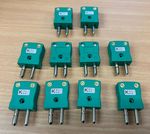 10x Thermocouple Connector Plug IS-K-M Type K IEC Standard IS-K-M IS-040-D
