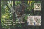 Australia 2026 Queensland Stamp and Coin Show Mini Sheet MUH