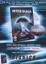 Pitch Black Special Edition DVD 2004 Magazine Advert #2558