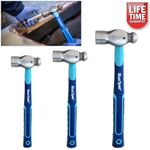 BLUESPOT 3PC BALL PEIN HAMMER SET 8OZ 16OZ 32OZ LIFETIME WARRANTY