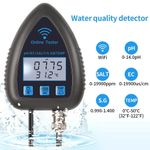 WiFi & Bluetooth 5-in-1 Water Quality Monitor Digital Tester for Aquariums