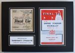 1937 FA Cup Final A4 Photo Match Ticket Display Football Programme Sunderland