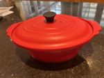 Lakeland collapsible casserole dish  - great for caravans/small spaces!
