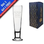 Personalised Engraved 14oz CinCin Tall Cider Beer Glass - Perfect Gift Present