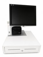 AURES POS Till System Touchscreen Monitor Receipt Printer & Cash Drawer