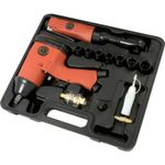 Neilsen 13pc Air Socket Ratchet Impact Wrench Gun For Compressor Set Kit