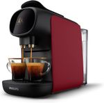 Barista Capsule Coffee Machine 19 Bar 1 or 2 Cup Red 0.8L