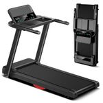 ROBORE - P8 Portable Folding Treadmill w/ Incline & Heart Rate Sensor-8.7MPH 2.5